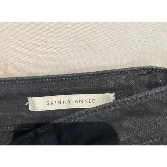 Guess Skinny Ankle Dark Was Distressed Jeans - Picture 5 of 8